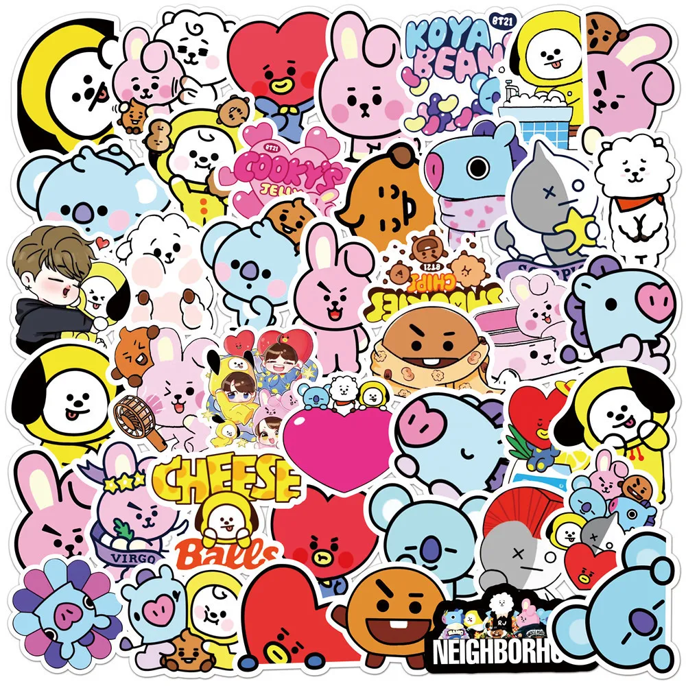 Kawaii BT21 Stickers Suitcases - Evoker Cosplay Prop review and price
