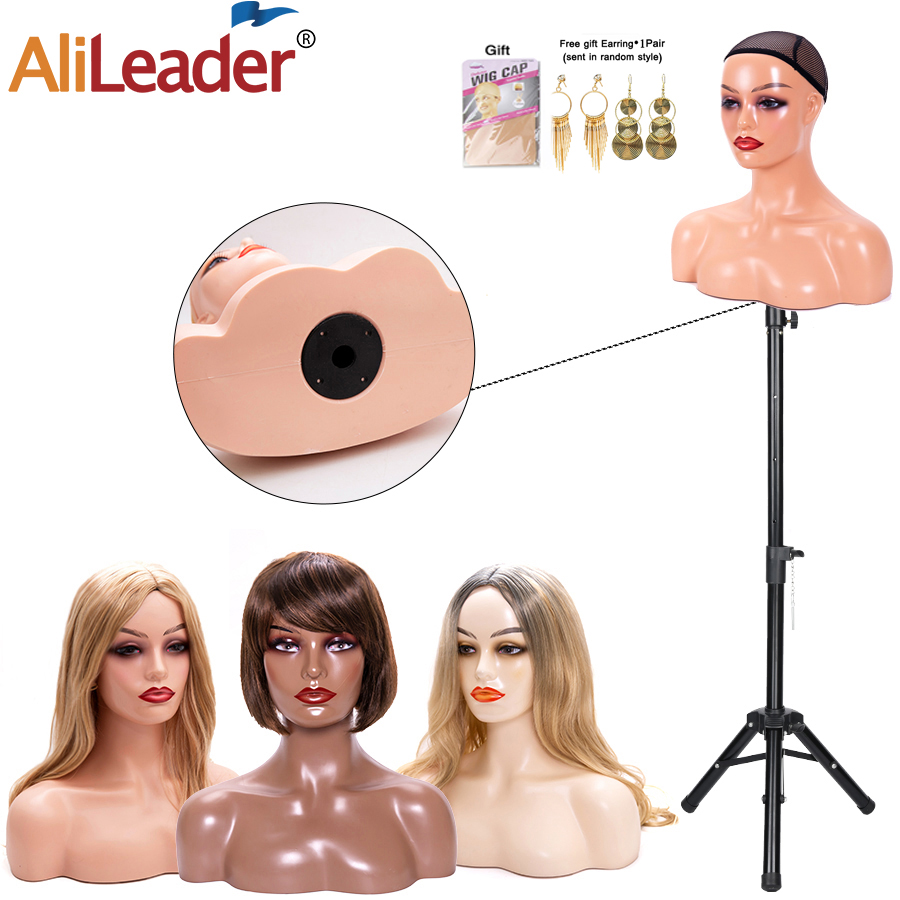 Mannequin Head Stand For Wig D - Cosplay Prop Making review and price