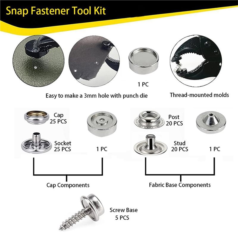 A68P-Heavy Duty Snap Fastener  - Snap Plier Setter review and price