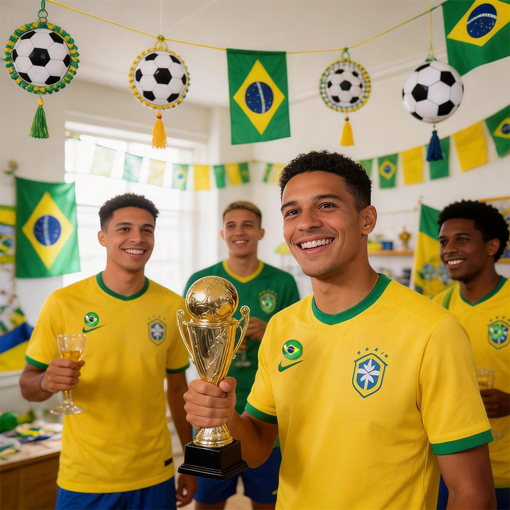 50pcs/lot Nation Flags Brazil  - Cosplay Prop Making review and price