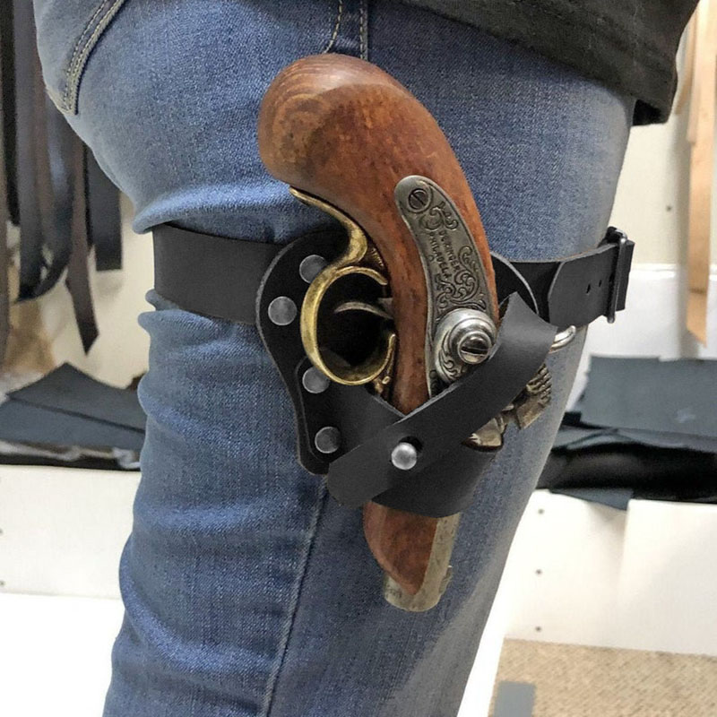 Mini Pistol Derringer Leg Gart - Cosplay Prop Pistol review and price