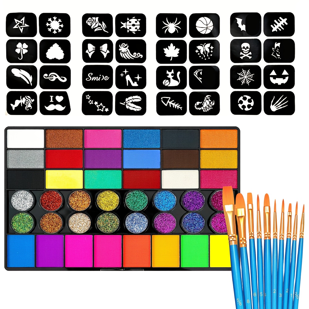 42 Colors Face Body Paint Pale - Cosplay Prop Paint review and price
