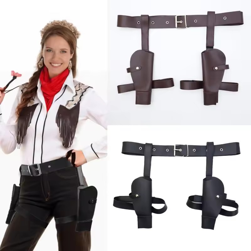 Adult Vintage PU Leather Waist - Cosplay Prop Pistol review and price