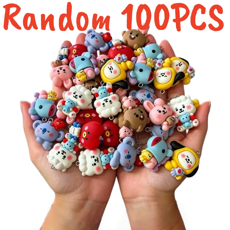 100PCS BT21 Resin Charms DIY C - Cosplay Prop Making review and price