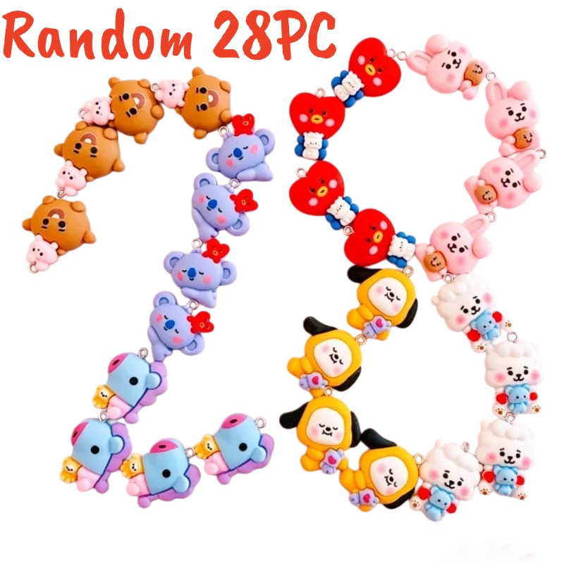 100PCS BT21 Resin Charms DIY C - Cosplay Prop Making review and price